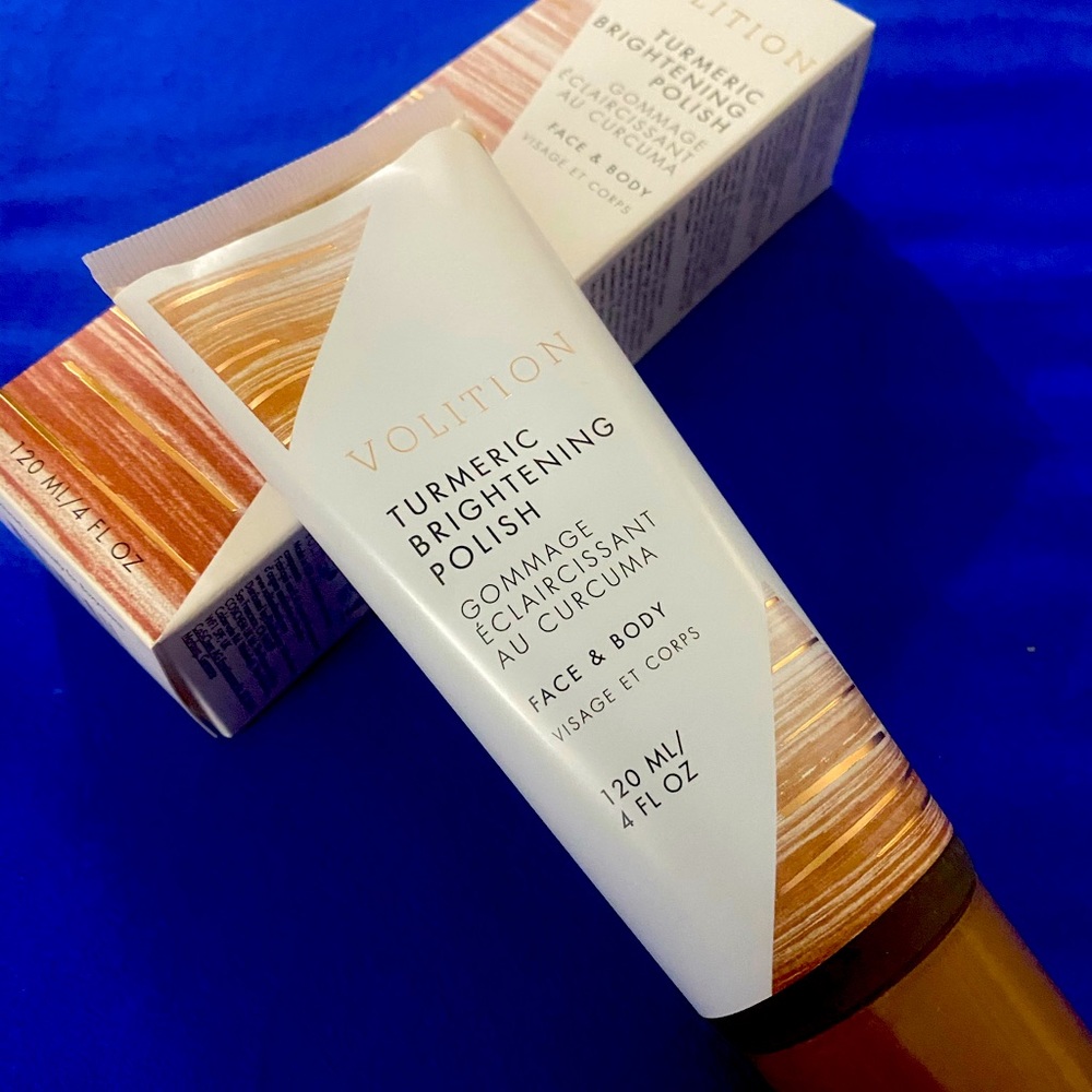 Volition Beauty Turmeric Brightening Polish 4oz NWT